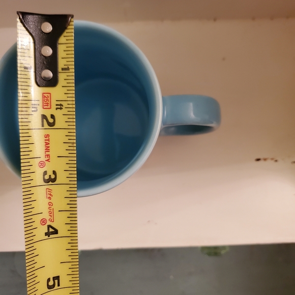 Wizard of Oz mug coffe cup lion Dorothy tin man scarecrow blue - Picture 7 of 8